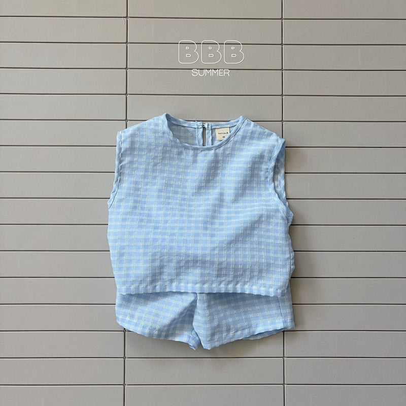 Bella Bambina - Korean Baby Fashion - #babyboutique - Soboroo Set (Big Check) - 5