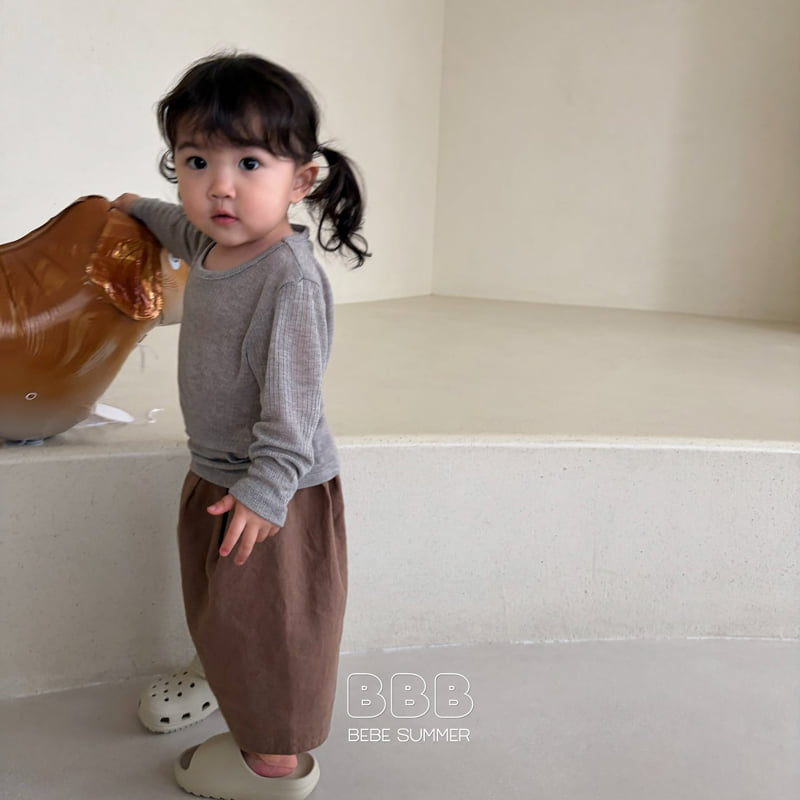 Bella Bambina - Korean Baby Fashion - #babyboutique - Bebe Summer Long Tee - 11