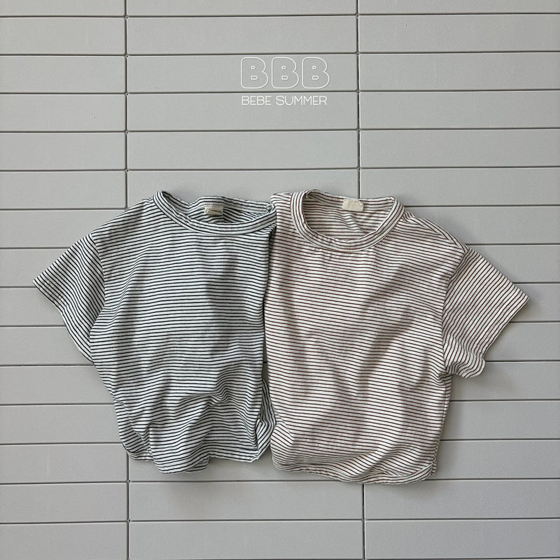 Bella Bambina - Korean Baby Fashion - #babyboutique - Bang Bang Stripe Tee - 4