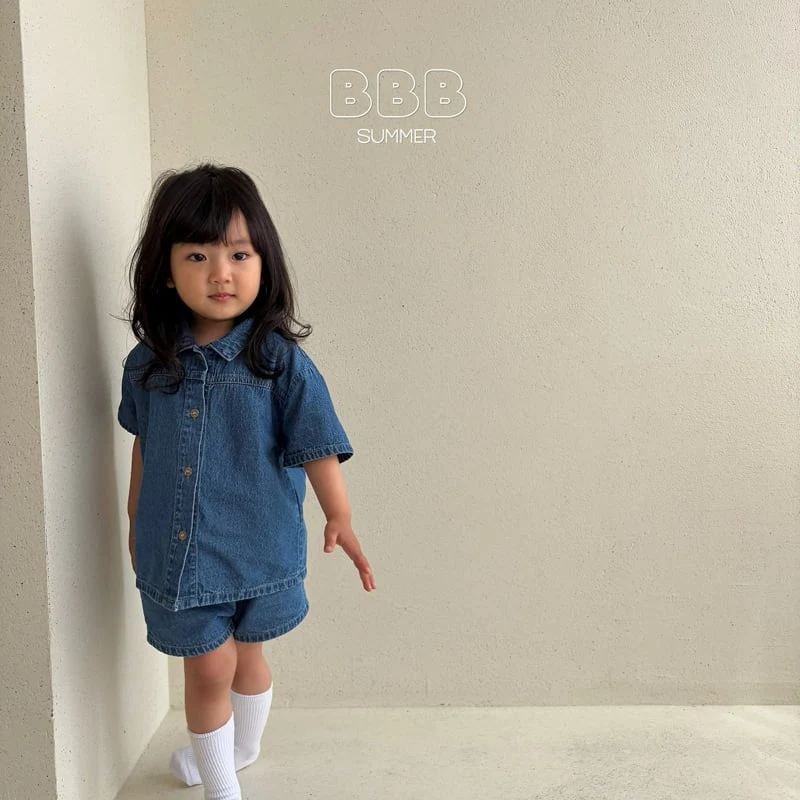 Bella Bambina - Korean Baby Fashion - #babyboutiqueclothing - Denim Shirt - 9