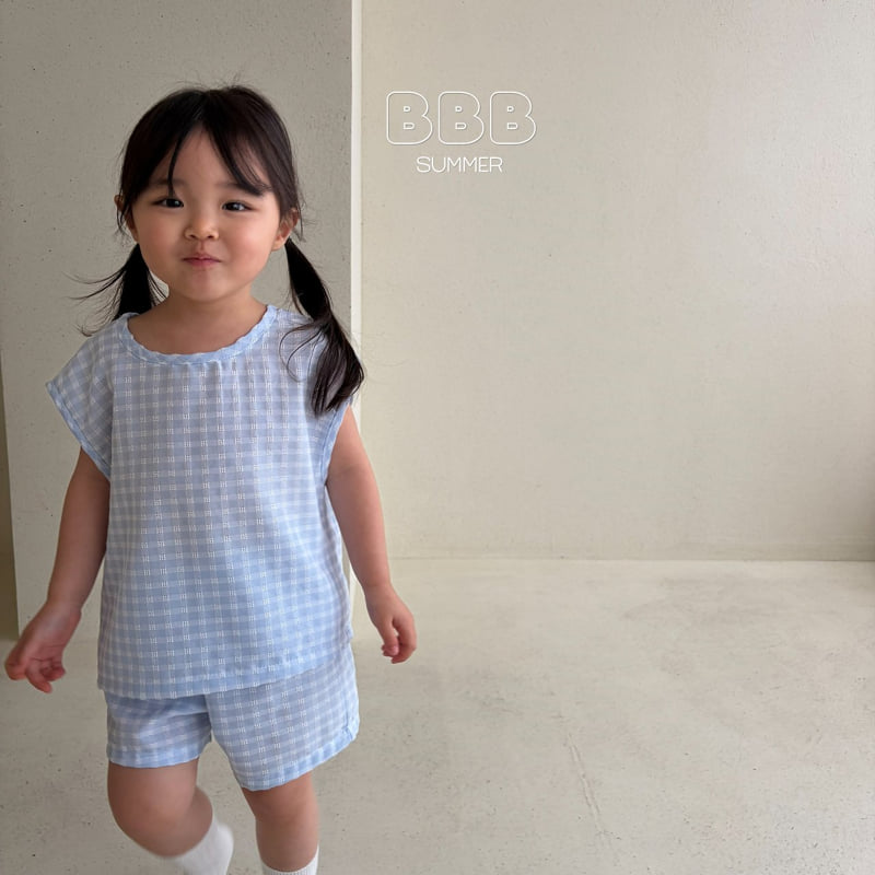 Bella Bambina - Korean Baby Fashion - #babyclothing - Soboroo Set (Big Check) - 7