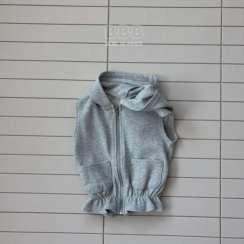 Bella Bambina - Korean Baby Fashion - #babyboutiqueclothing - Bebe Hood Vest - 4