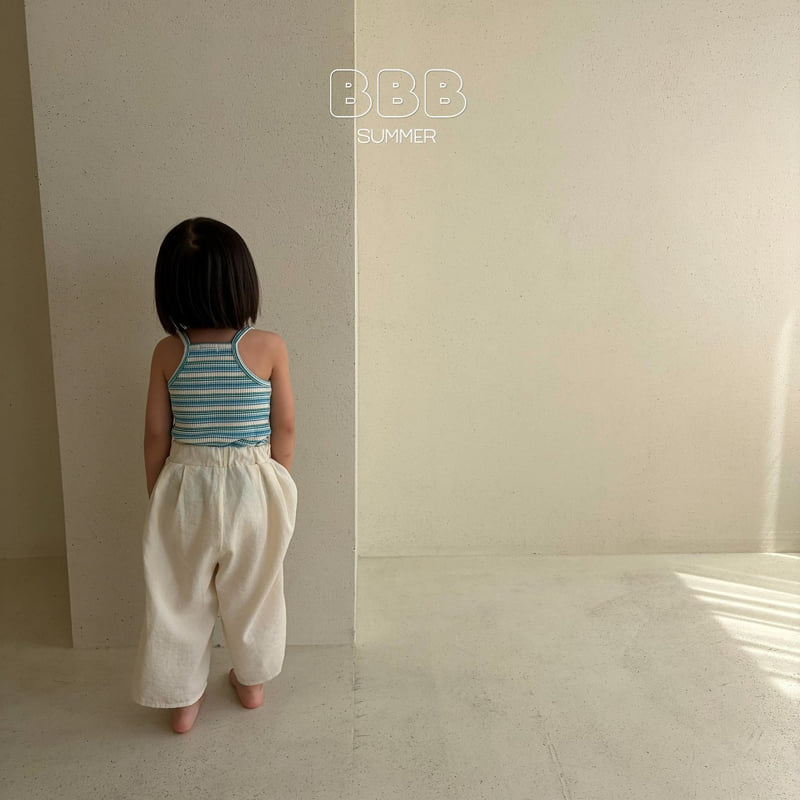 Bella Bambina - Korean Baby Fashion - #babyclothing - Poshi Stripe Sleeveless Tee - 8