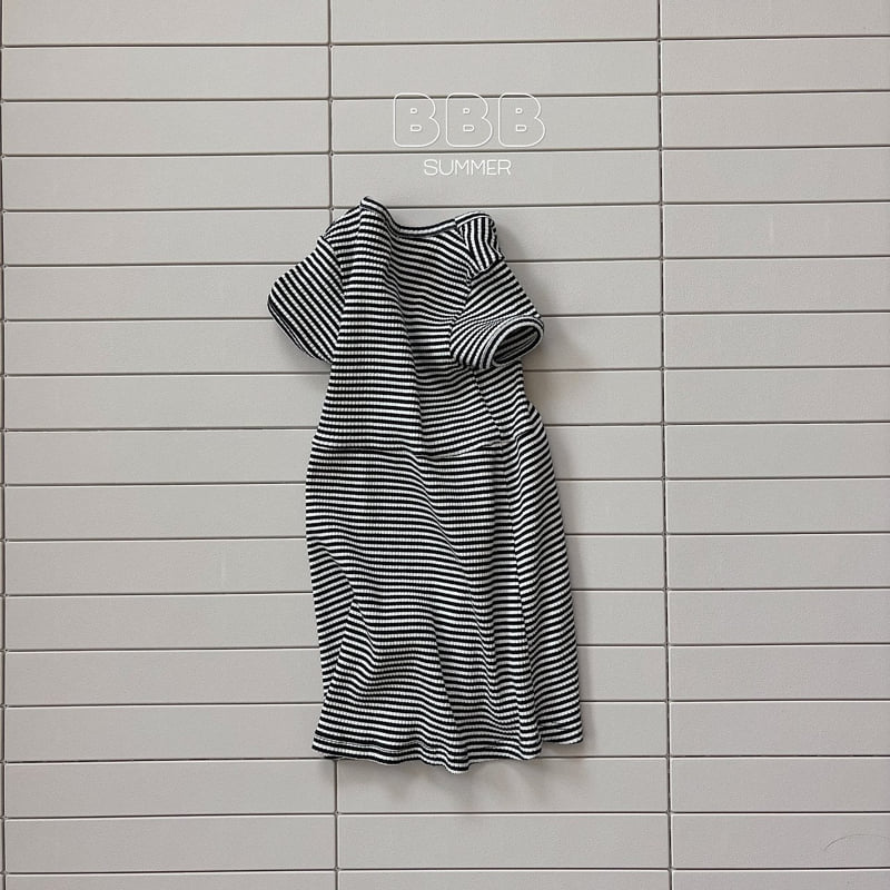 Bella Bambina - Korean Baby Fashion - #babyfashion - Stripe One-piece - 5