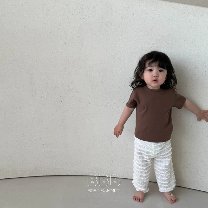 Bella Bambina - Korean Baby Fashion - #babyfever - Bebe Basic Short Sleeve Tee - 7