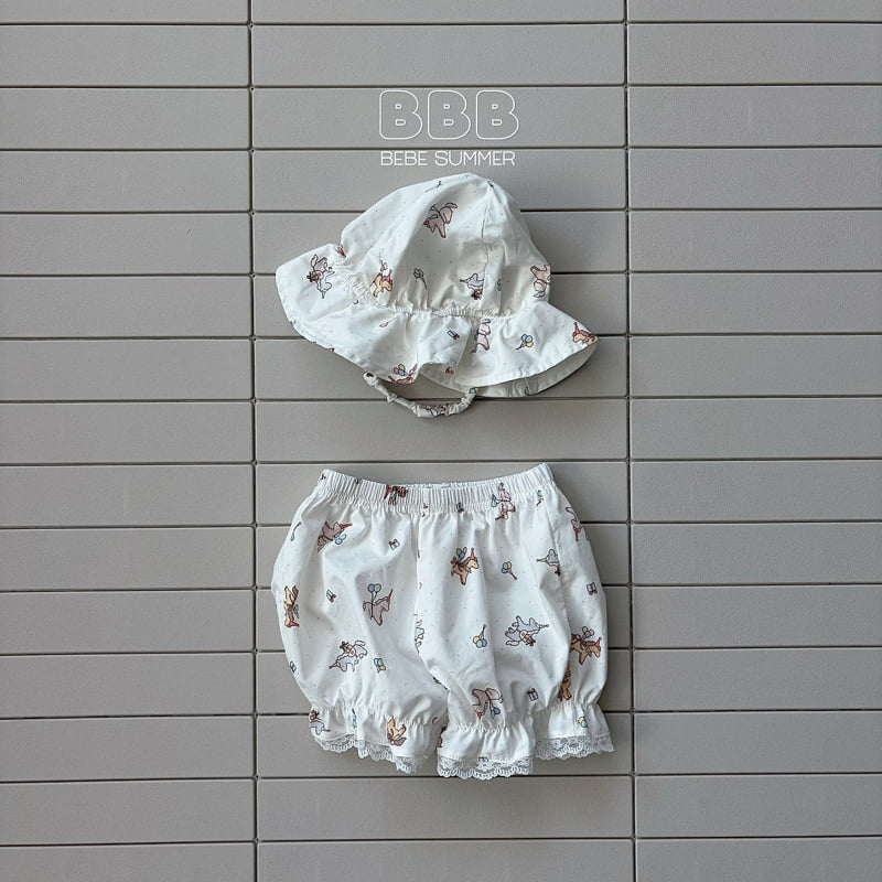 Bella Bambina - Korean Baby Fashion - #babyfever - Bebe Animal Hat Set - 5