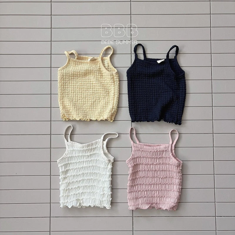 Bella Bambina - Korean Baby Fashion - #babyfashion - Bebe Cancan Sleeveless Tee - 4
