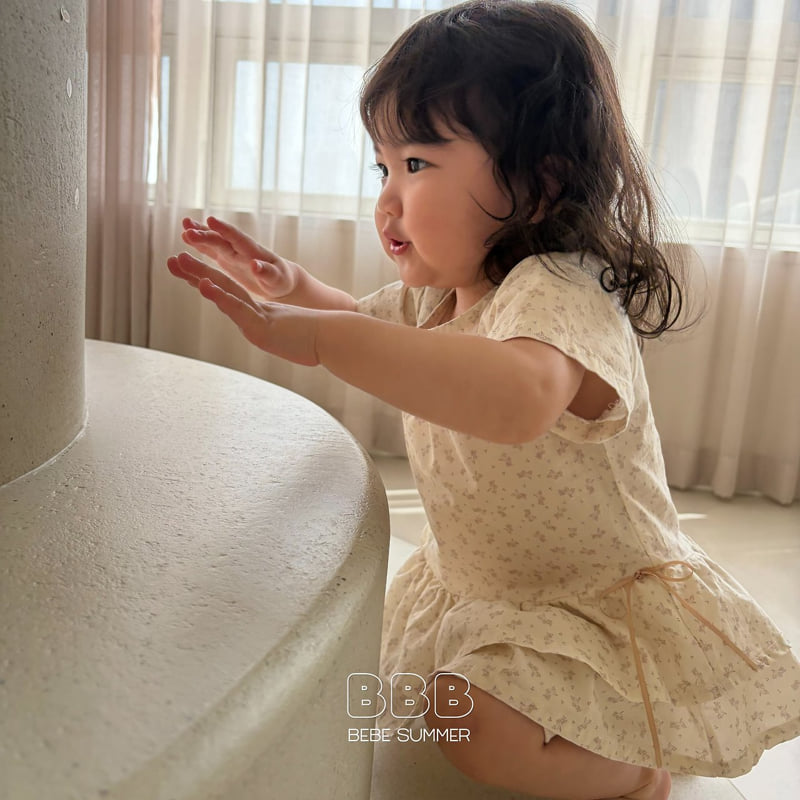 Bella Bambina - Korean Baby Fashion - #babyfever - Bebe Print One-piece - 11
