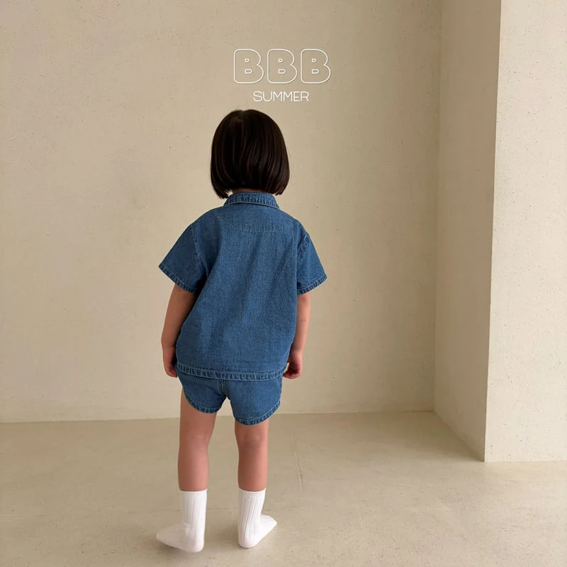 Bella Bambina - Korean Baby Fashion - #babyfever - Denim Shirt - 12
