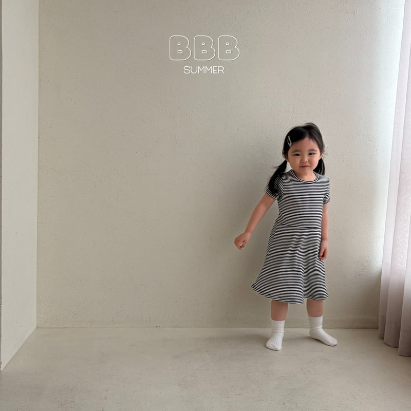 Bella Bambina - Korean Baby Fashion - #babyfever - Stripe One-piece - 6
