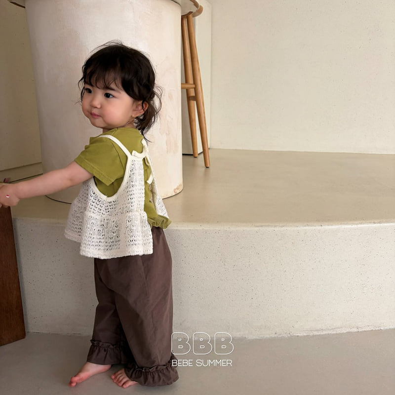 Bella Bambina - Korean Baby Fashion - #babygirlfashion - Bebe Coco Frill Tee - 12