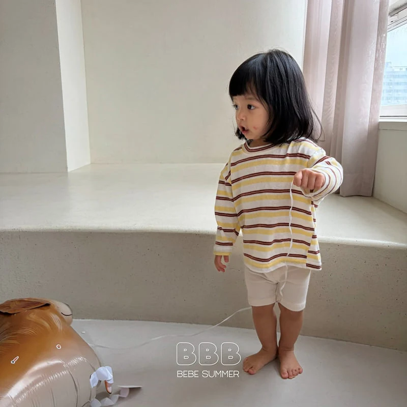 Bella Bambina - Korean Baby Fashion - #babygirlfashion - Bebe Slub Long Tee - 9