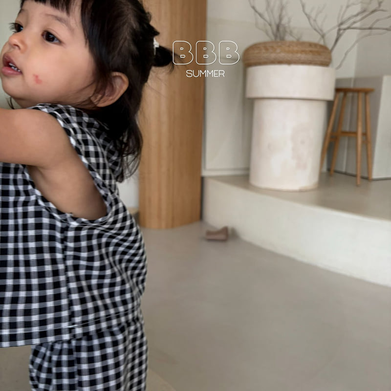 Bella Bambina - Korean Baby Fashion - #babylifestyle - Soboroo Set (Big Check) - 11