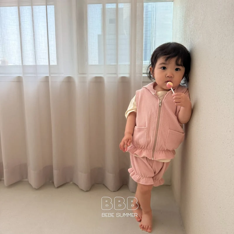 Bella Bambina - Korean Baby Fashion - #babylifestyle - Bebe Hood Vest - 8