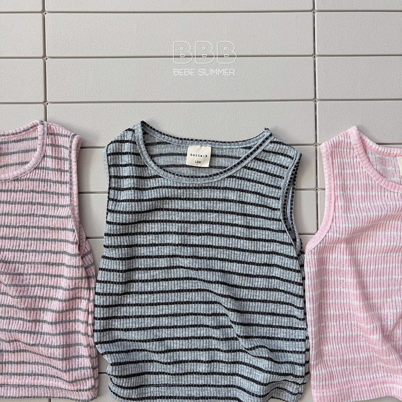 Bella Bambina - Korean Baby Fashion - #babygirlfashion - Bebe Various Sleeveless - 4