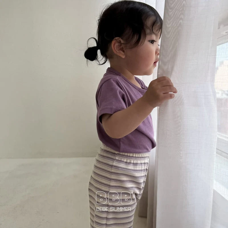 Bella Bambina - Korean Baby Fashion - #babylifestyle - Bebe Basic Short Sleeve Tee - 9