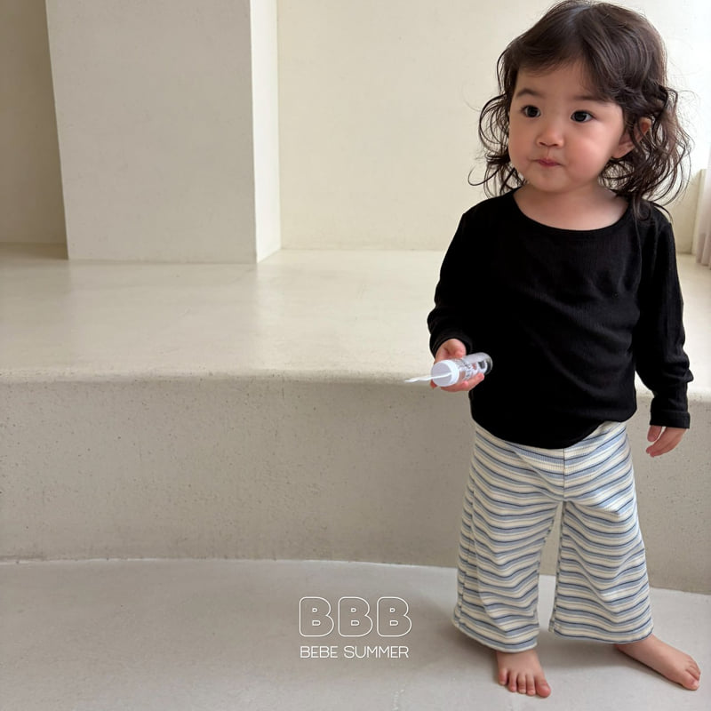 Bella Bambina - Korean Baby Fashion - #babylifestyle - Bebe Note Stripe Pants - 8