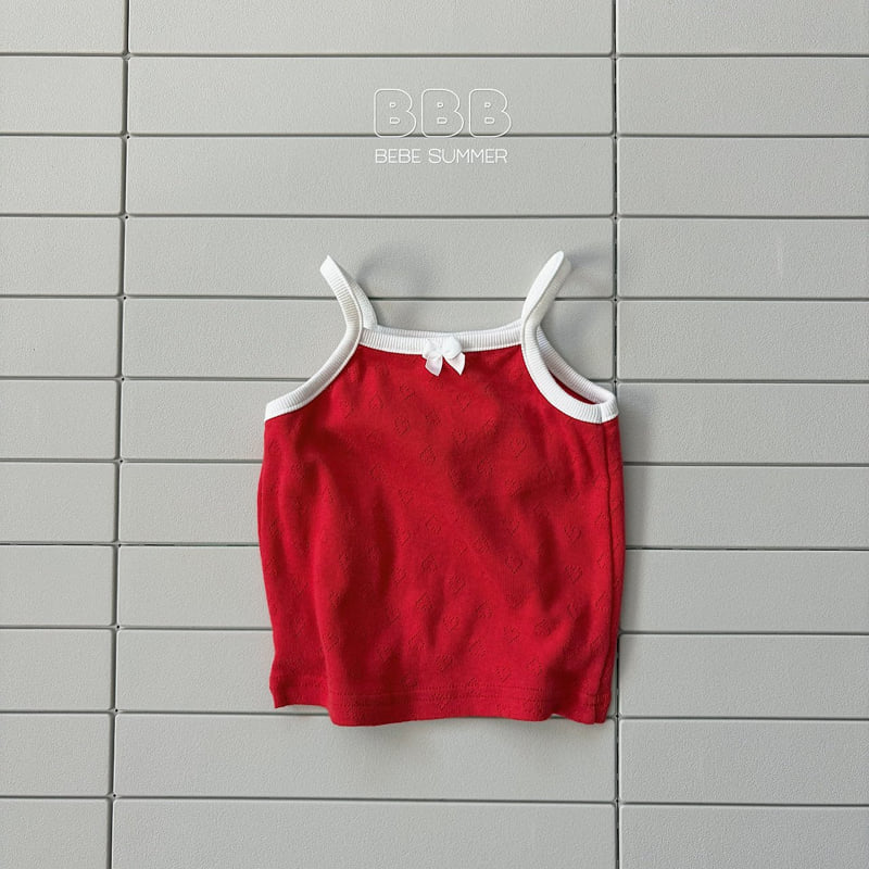 Bella Bambina - Korean Baby Fashion - #babygirlfashion - Bebe Ribbon Sleeveless Tee - 4