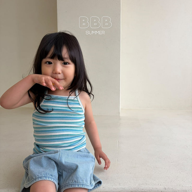 Bella Bambina - Korean Baby Fashion - #babylifestyle - Poshi Stripe Sleeveless Tee - 12
