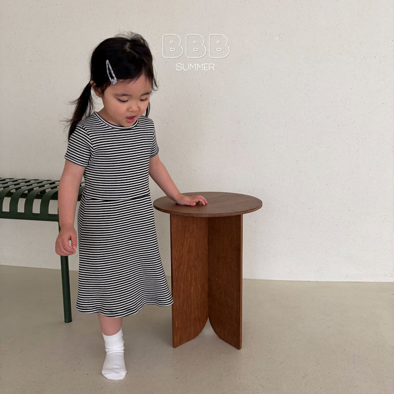 Bella Bambina - Korean Baby Fashion - #babylifestyle - Stripe One-piece - 8