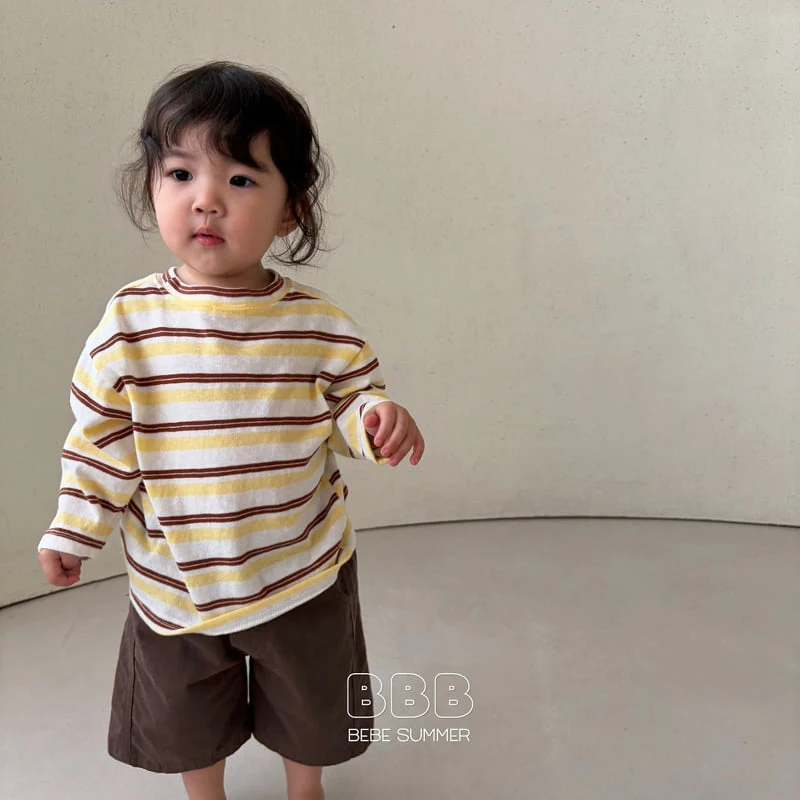 Bella Bambina - Korean Baby Fashion - #babyoninstagram - Bebe Slub Long Tee - 11