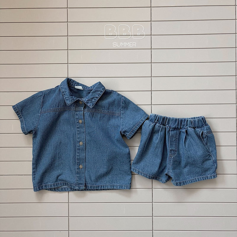 Bella Bambina - Korean Baby Fashion - #babylifestyle - Denim Set - 4