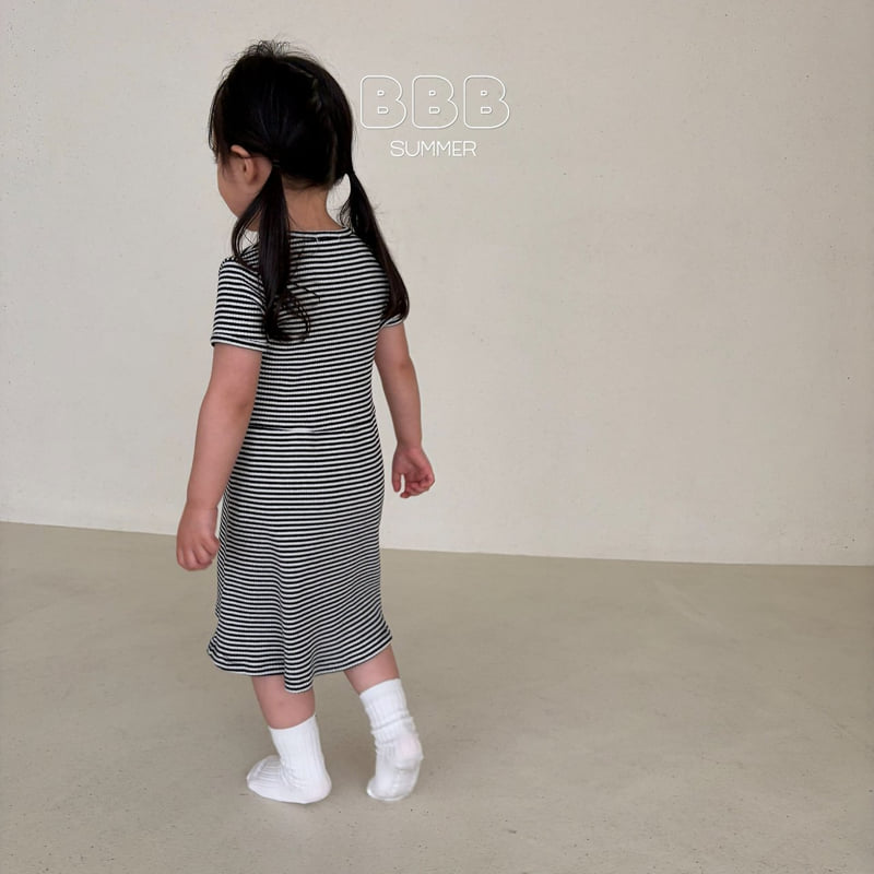 Bella Bambina - Korean Baby Fashion - #babyoninstagram - Stripe One-piece - 9