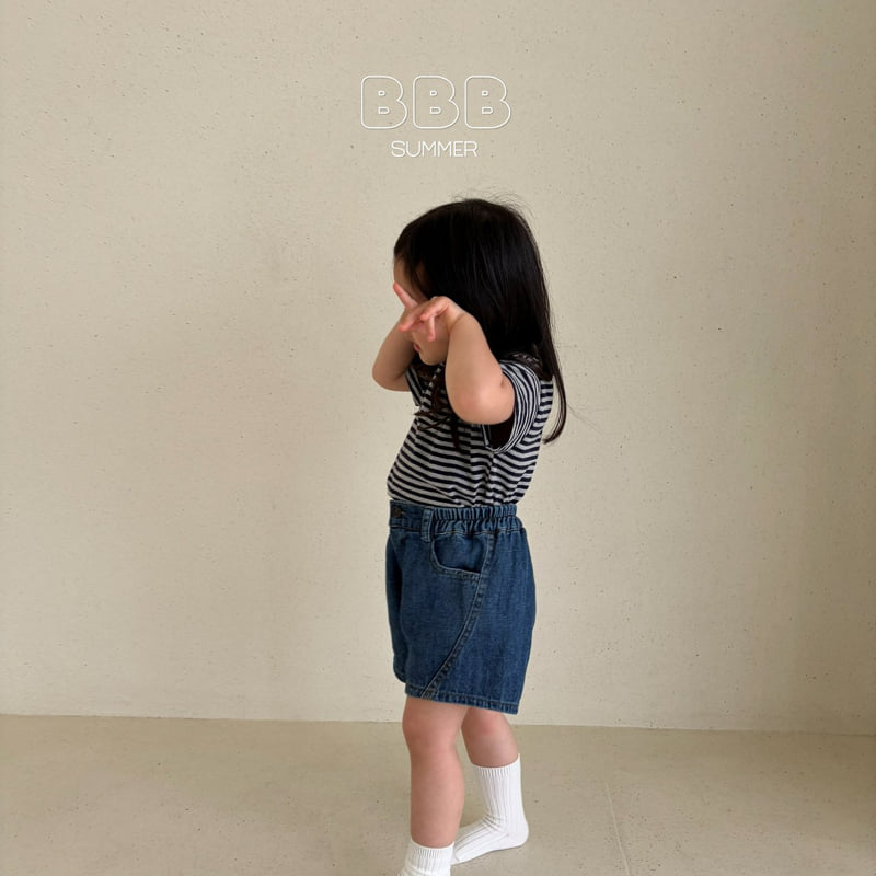 Bella Bambina - Korean Baby Fashion - #babyoninstagram - Cut Denim Shorts - 9