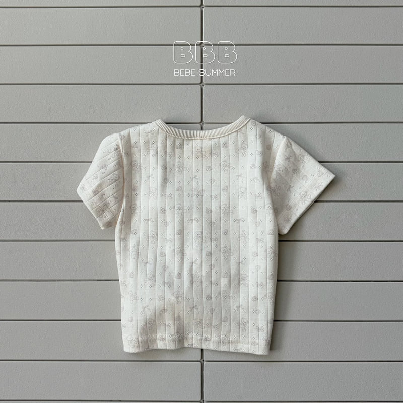 Bella Bambina - Korean Baby Fashion - #babyootd - Bebe Bear Stretch Tee - 5