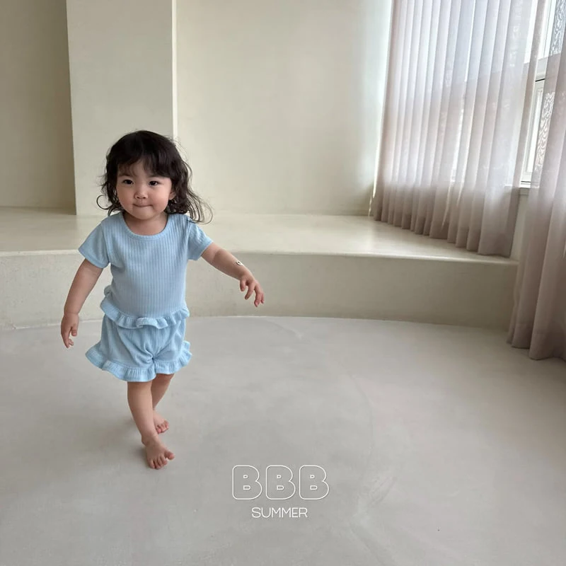 Bella Bambina - Korean Baby Fashion - #babyootd - Bebe Minute Frill Set - 7