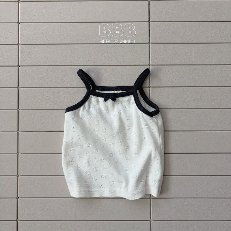 Bella Bambina - Korean Baby Fashion - #babyootd - Bebe Ribbon Sleeveless Tee - 6
