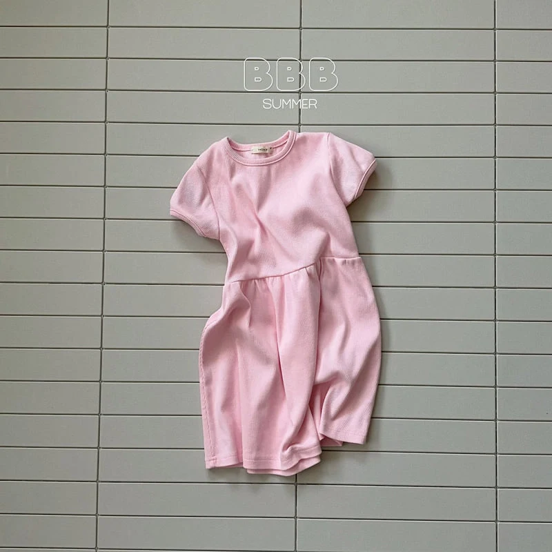 Bella Bambina - Korean Baby Fashion - #babyoninstagram - Pink One-piece - 4