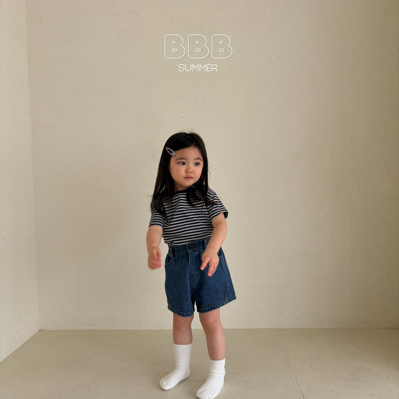 Bella Bambina - Korean Baby Fashion - #babyootd - Cut Denim Shorts - 10