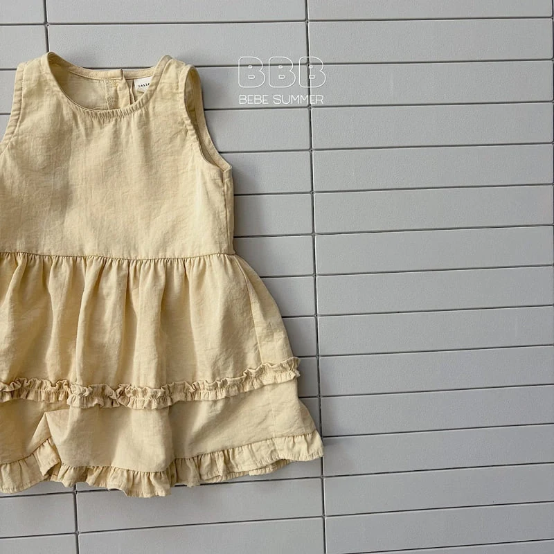 Bella Bambina - Korean Baby Fashion - #babyoutfit - Bebe Love One-piece - 4