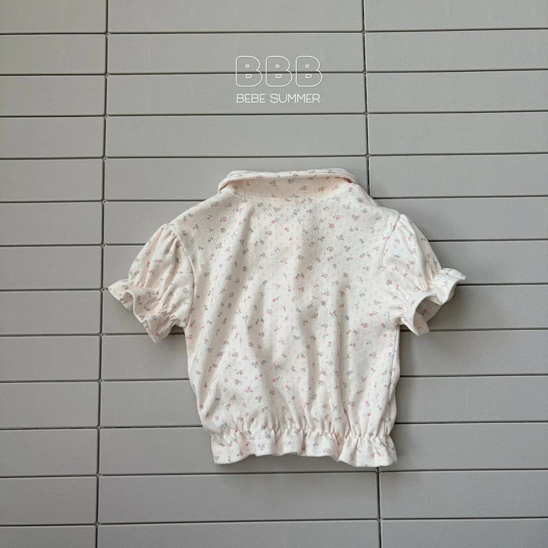 Bella Bambina - Korean Baby Fashion - #babyoutfit - Bebe Bling Collar Tee - 6