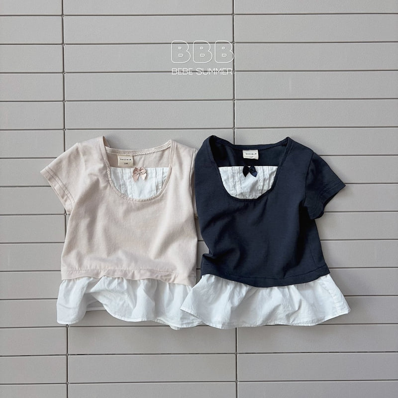 Bella Bambina - Korean Baby Fashion - #babyoutfit - Bebe Petit Tee