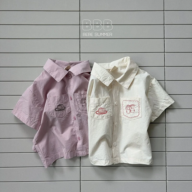 Bella Bambina - Korean Baby Fashion - #babyoutfit - Bebe Cake Shirt