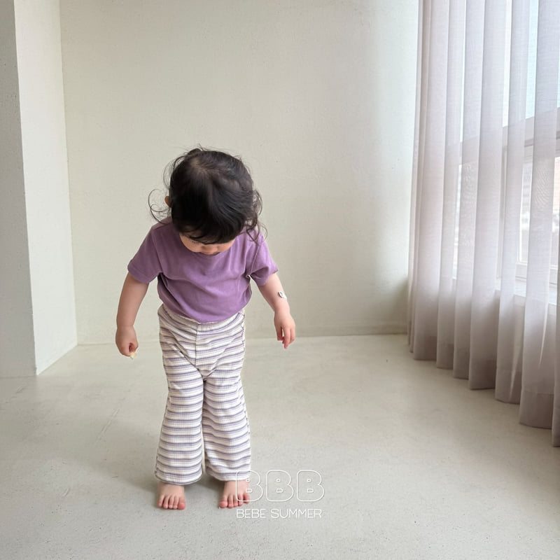 Bella Bambina - Korean Baby Fashion - #babyoutfit - Bebe Note Stripe Pants - 11