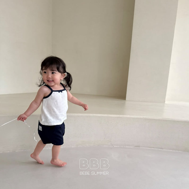 Bella Bambina - Korean Baby Fashion - #babyoutfit - Bebe Ribbon Sleeveless Tee - 7