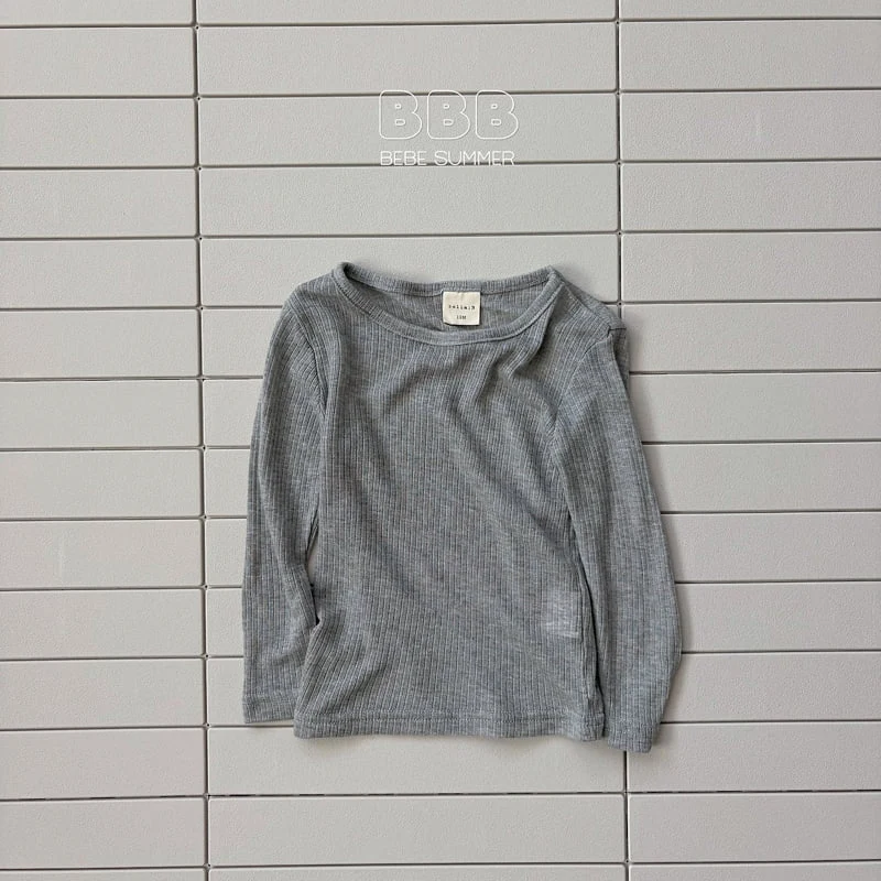Bella Bambina - Korean Baby Fashion - #babyoutfit - Bebe Summer Long Tee - 5