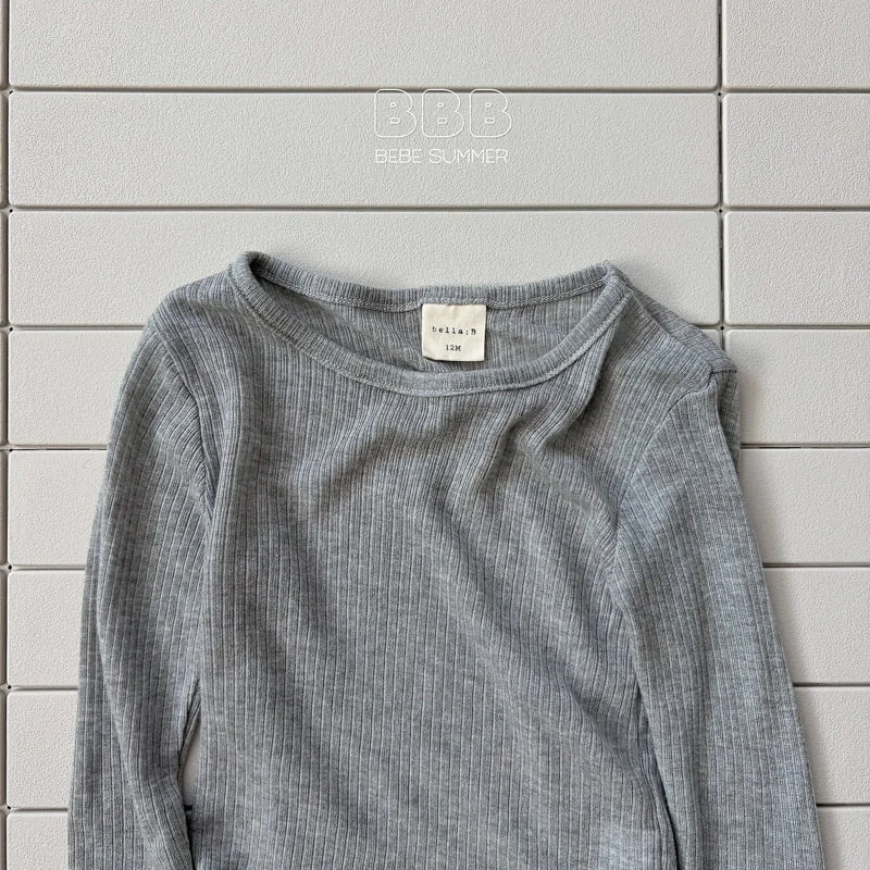 Bella Bambina - Korean Baby Fashion - #babyoutfit - Bebe Summer Long Tee - 6