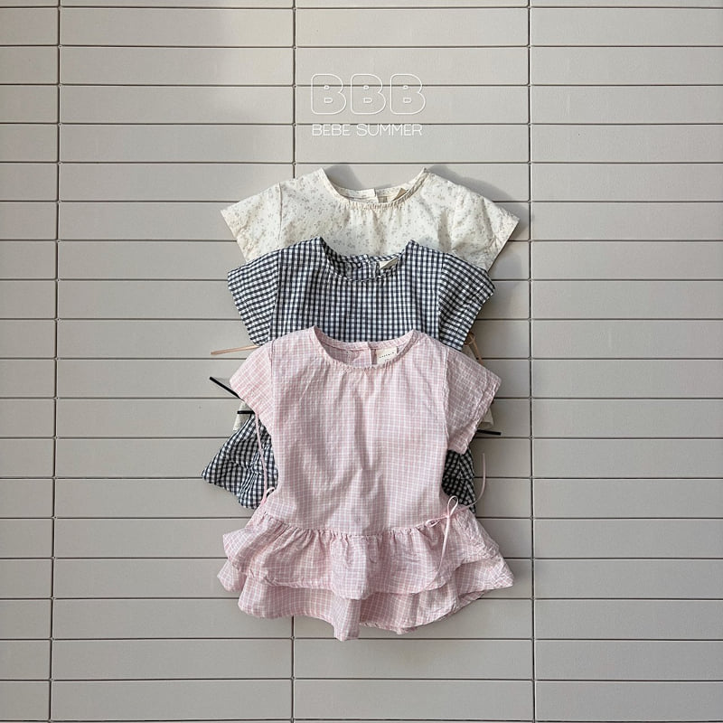 Bella Bambina - Korean Baby Fashion - #babyoutfit - Bebe Print One-piece