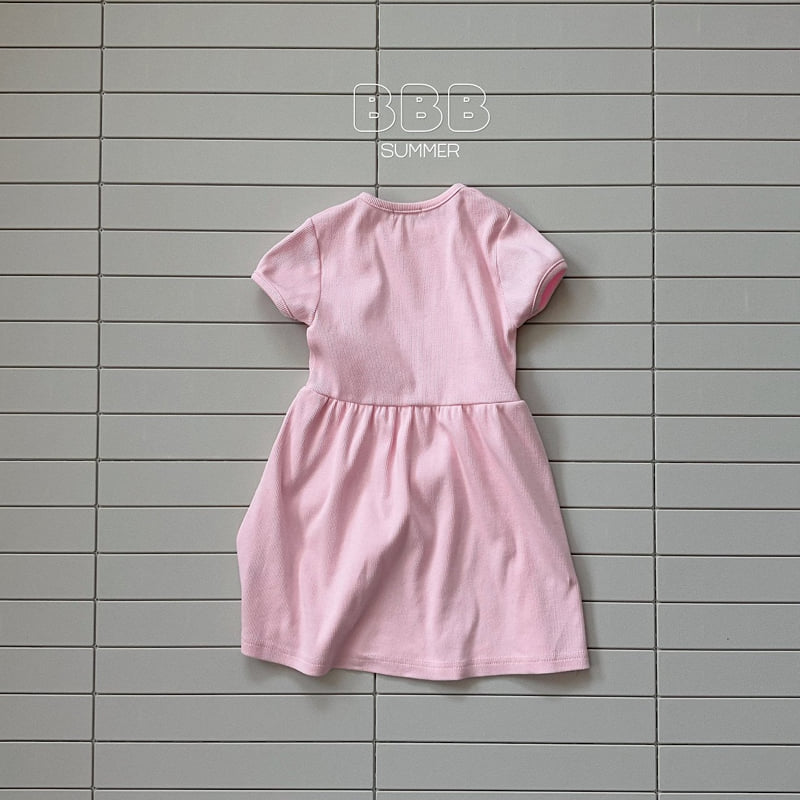 Bella Bambina - Korean Baby Fashion - #babyoutfit - Pink One-piece - 5