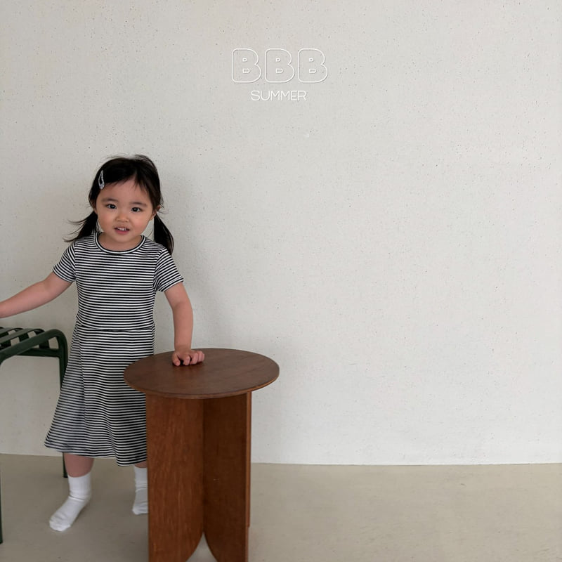 Bella Bambina - Korean Baby Fashion - #babyoutfit - Stripe One-piece - 11