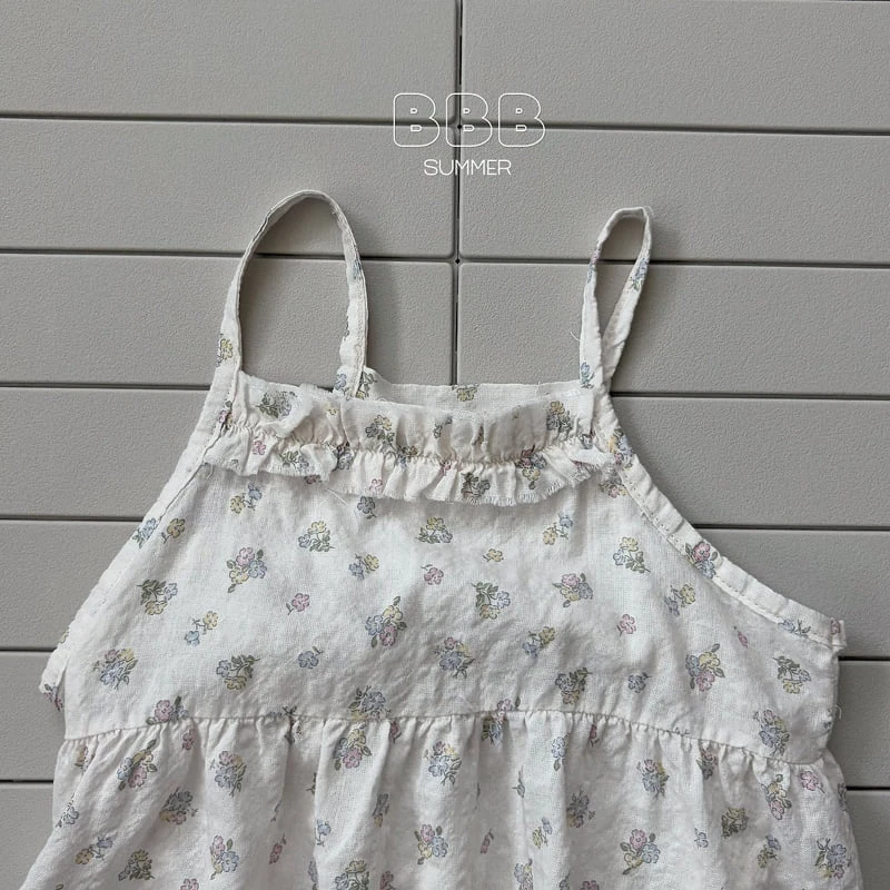 Bella Bambina - Korean Baby Fashion - #babyoutfit - Raw Frill One-piece - 5