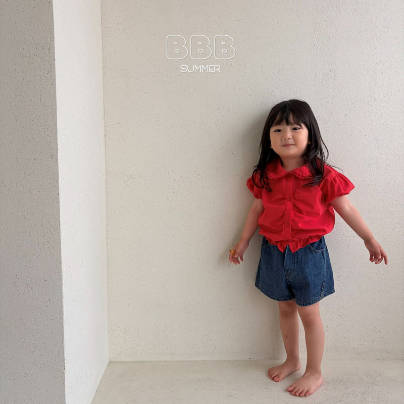 Bella Bambina - Korean Baby Fashion - #babyoutfit - Cut Denim Shorts - 11