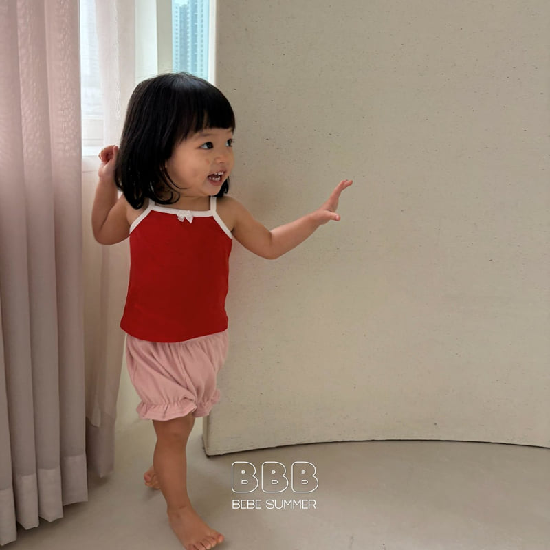 Bella Bambina - Korean Baby Fashion - #babywear - Bebe Ribbon Sleeveless Tee - 9