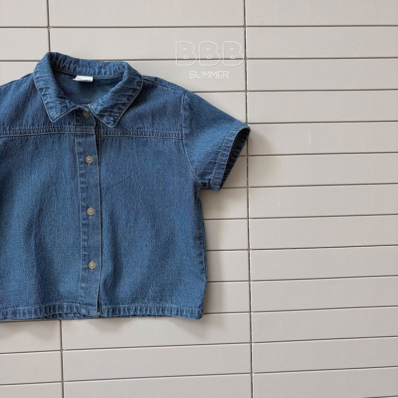 Bella Bambina - Korean Baby Fashion - #babyoutfit - Denim Shirt - 4