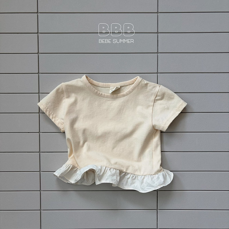 Bella Bambina - Korean Baby Fashion - #babywear - Bebe Coco Frill Tee - 4