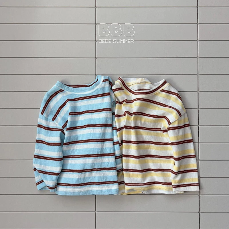 Bella Bambina - Korean Baby Fashion - #onlinebabyboutique - Bebe Slub Long Tee